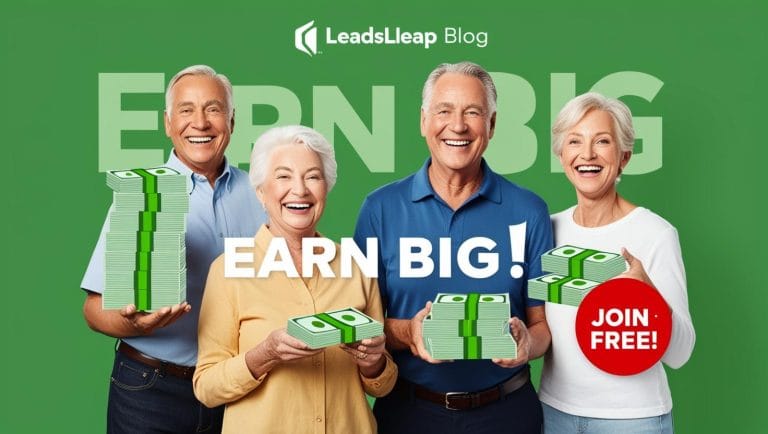 Retirees earning big with LeadsLeap for retirees—join free for easy income for retirees!”—Earn After 55—25K-ready!