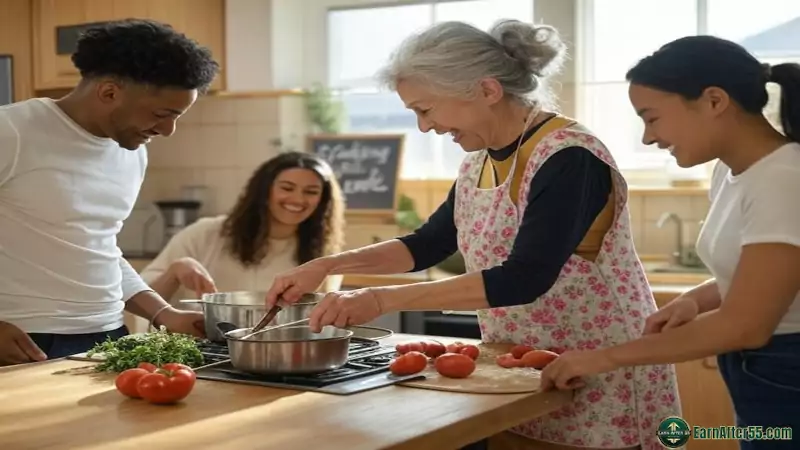 Maybe teaching a cooking class is something for you? Earn extra money in retirement by sharing your recipes, filling your kitchen with laughter and income.