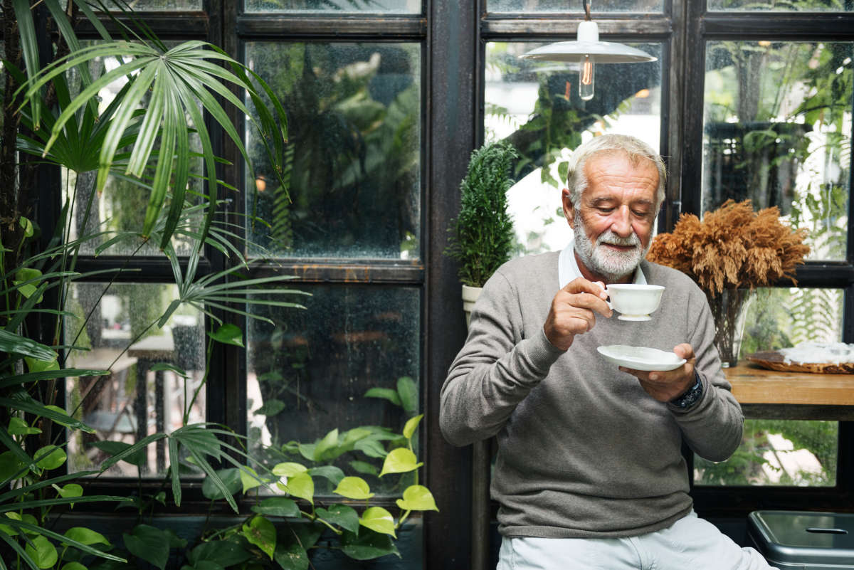 Retiree earning money after 55 by selling garden herbs