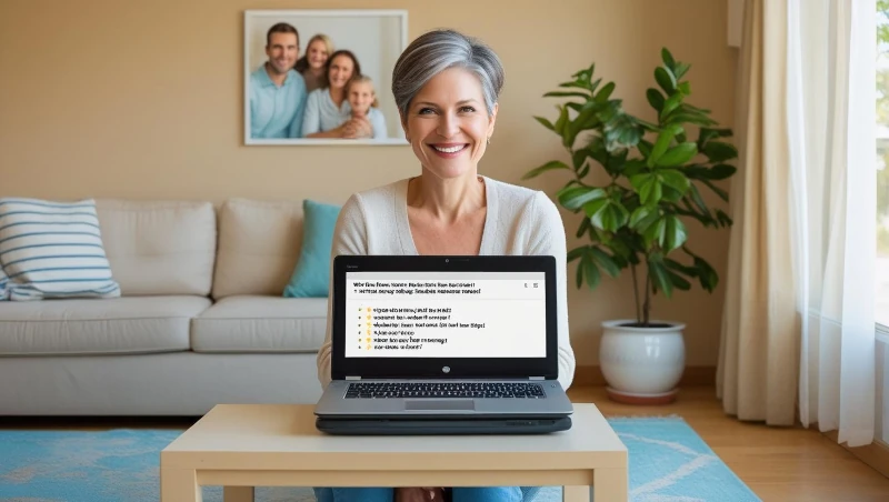 Retirement income ideas: Senior engaging readers with blogging for seniors.